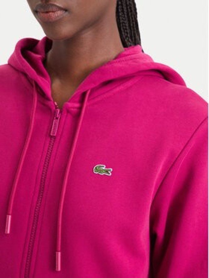Lacoste Bluza SF5256 Różowy ciemny Regular Fit