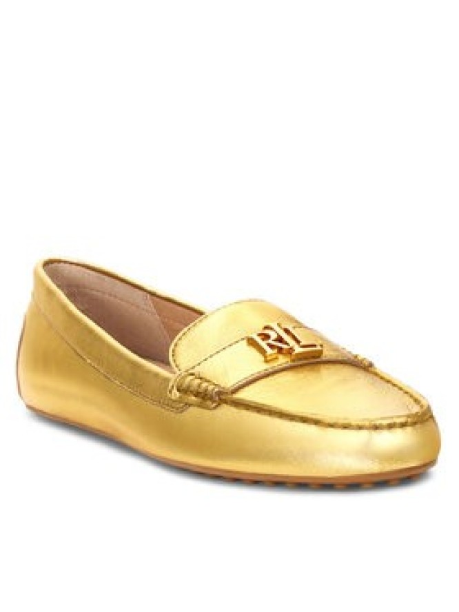 LAUREN RALPH LAUREN Mokasyny 802959222001 Złoty