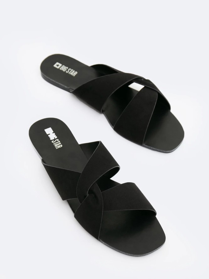 Klapki damskie czarne JJ274519 906