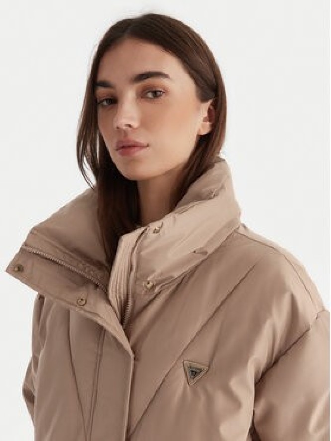 Guess Kurtka zimowa V5BL13 WHHZ2 Beżowy Regular Fit