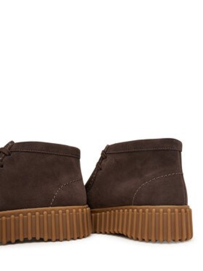Clarks Trzewiki Torhill Moss 26185345 Brązowy ciemny