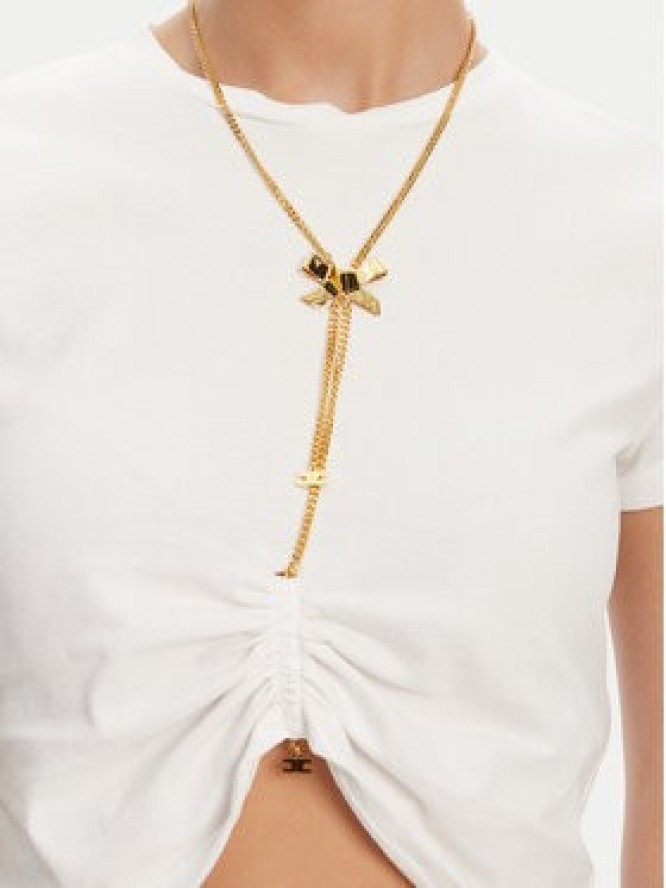 Elisabetta Franchi T-Shirt MA-006-51E2 Biały Regular Fit