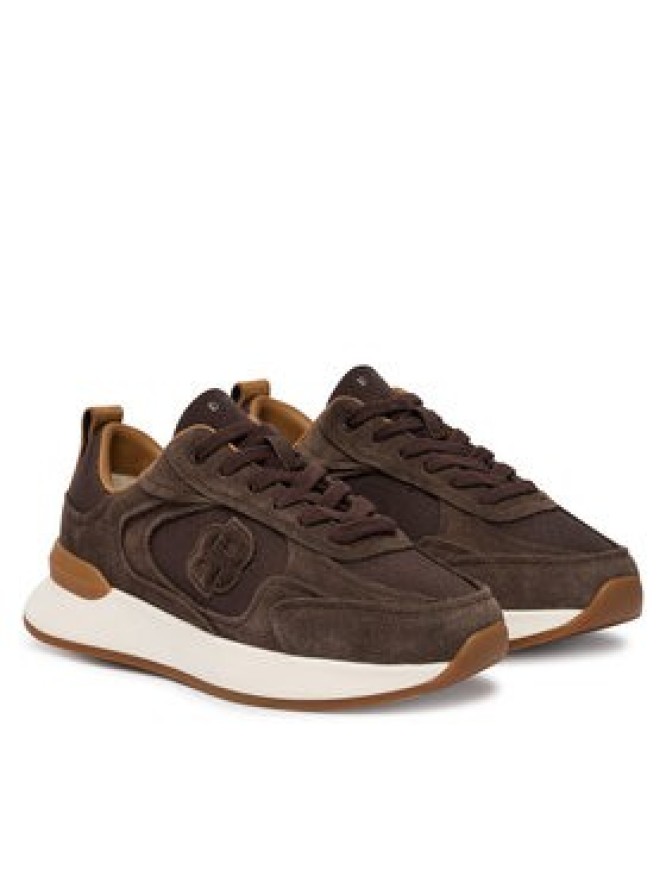 BOSS Sneakersy B Icon Runn 50563381 Brązowy