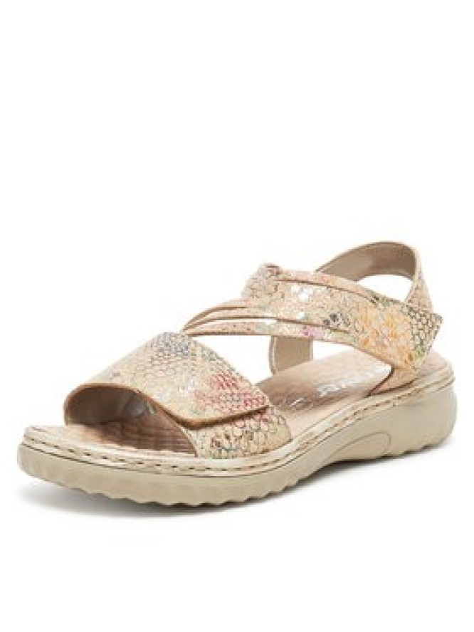 Rieker Sandały 60464-90 Beżowy