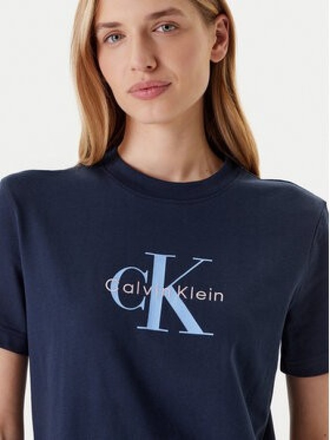 Calvin Klein Jeans T-Shirt Hero Classic LV047B865G Granatowy Regular Fit