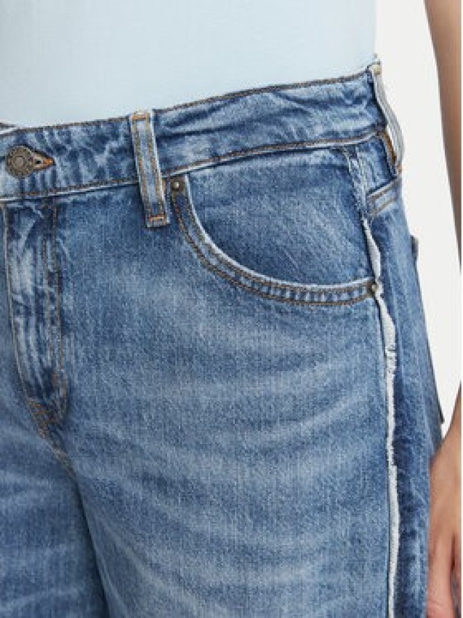 Guess Jeans Jeansy W6BA18 D1795 Niebieski Wide Leg