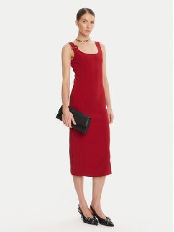 Patrizia Pepe Sukienka koktajlowa 8A1514 A6F5 Czerwony Regular Fit