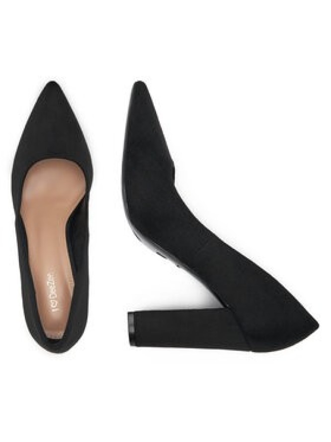 DeeZee Czółenka F-DY-9855-1 Czarny