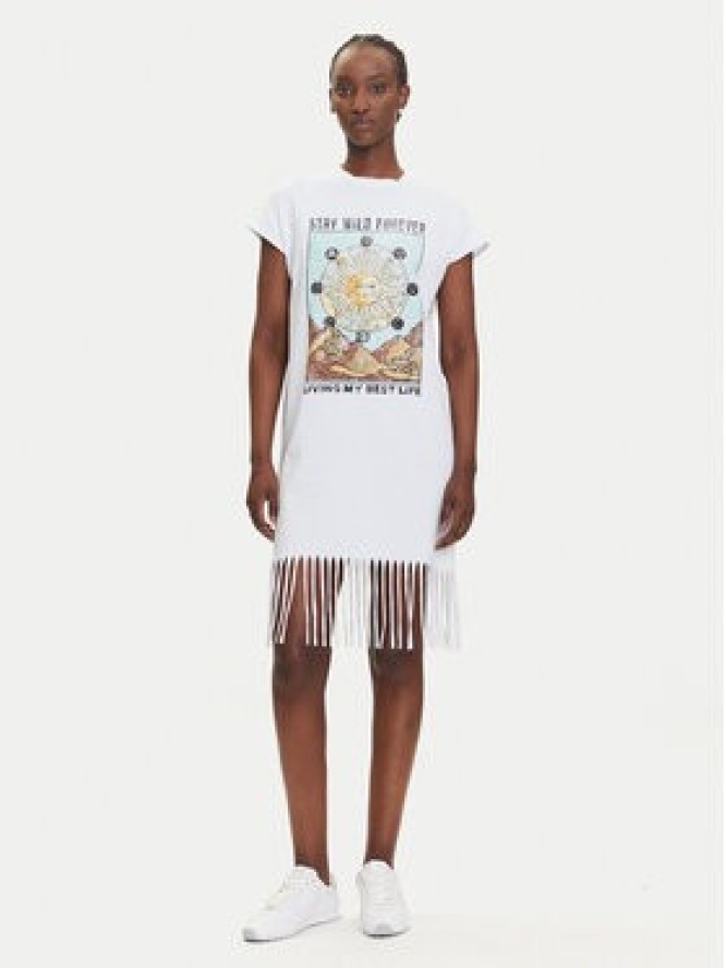 Noisy May Tunika Fever 27033853 Biały Relaxed Fit