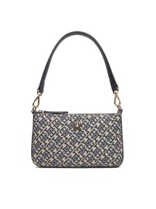 Tommy Hilfiger Torebka Th Jacquard Shoulder Pouch AW0AW17828 Granatowy