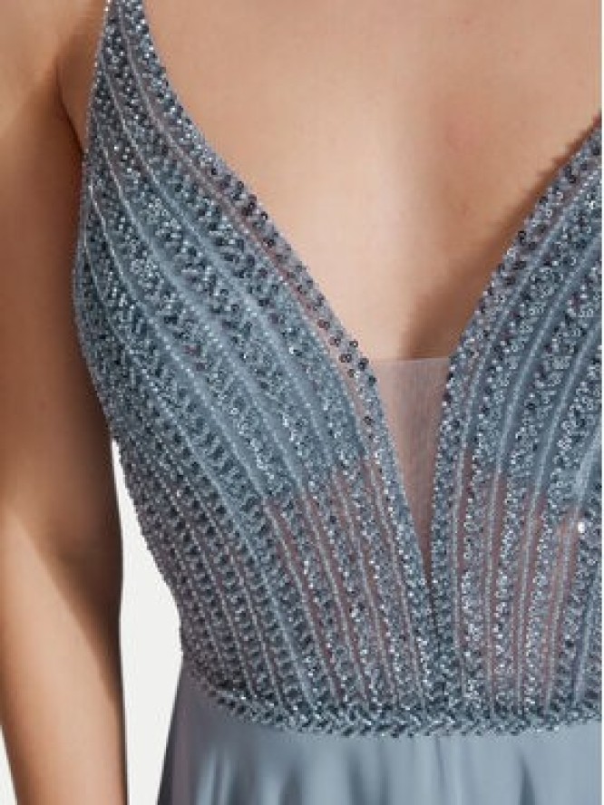 Hey Kyla Sukienka wieczorowa 5AI056HK Niebieski Regular Fit