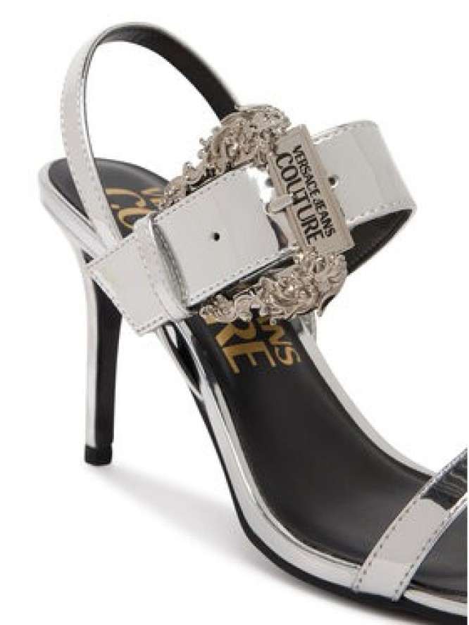 Versace Jeans Couture Sandały 80VA3S71 ZS406 900 Srebrny
