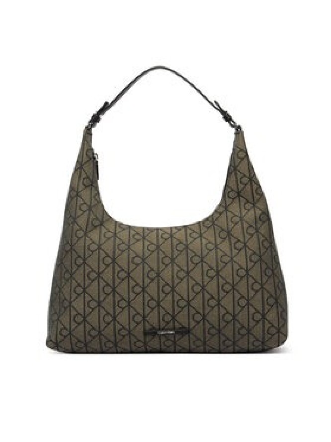 Calvin Klein Torebka Emblem Jacquard LV04F3635G Khaki