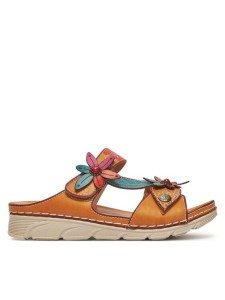 Laura Vita Klapki Dorry 19 Pomarańczowy