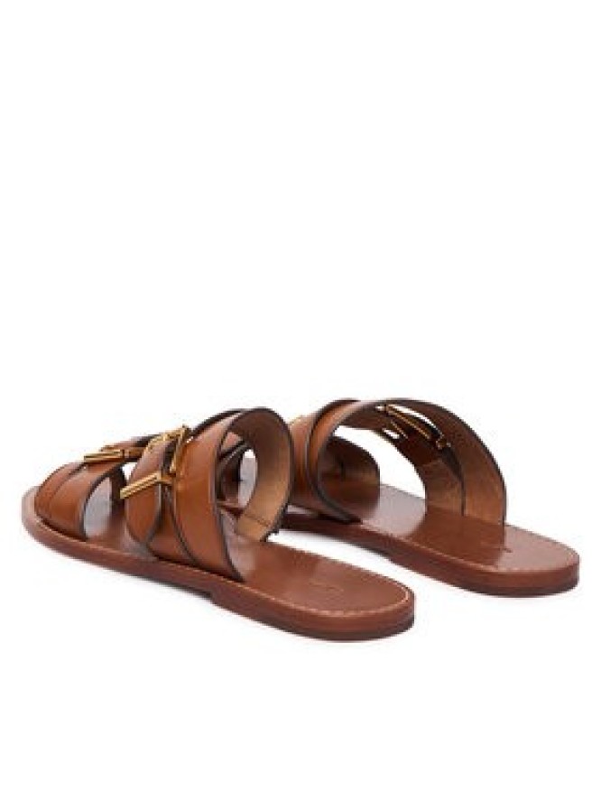 Polo Ralph Lauren Klapki 818P01589001 Brązowy