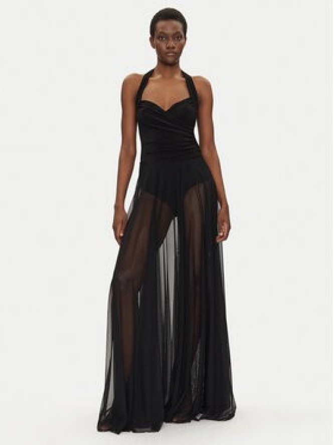 NORMA KAMALI Sukienka wieczorowa KK4243PMG50001 Czarny Slim Fit