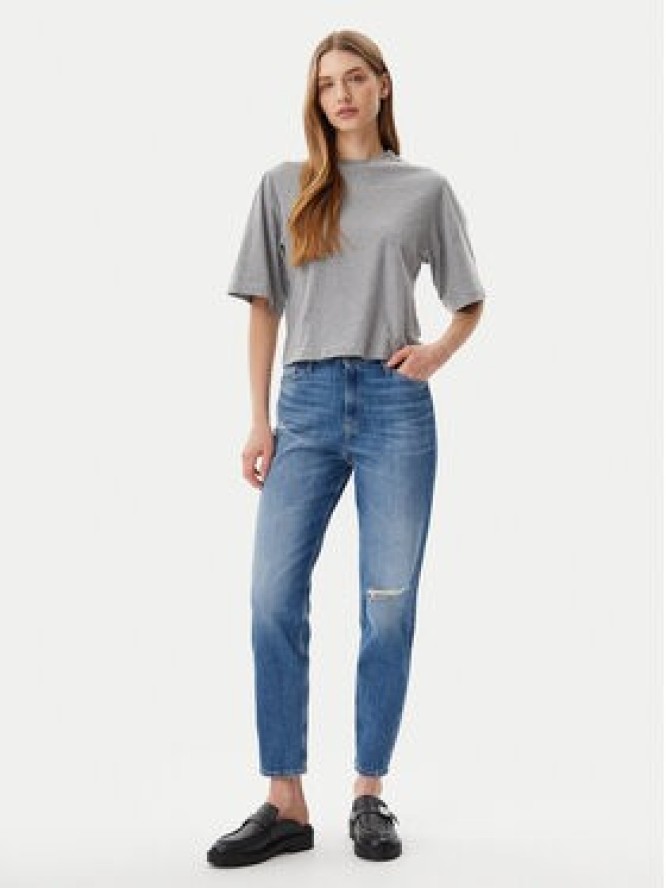 Calvin Klein Jeans Jeansy J20J225140 Niebieski Mom Fit