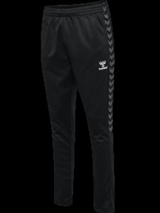 hummel hmlAUTHENTIC TRAINING PANTS spodnie treningowe z poliestru czarne – BLACK