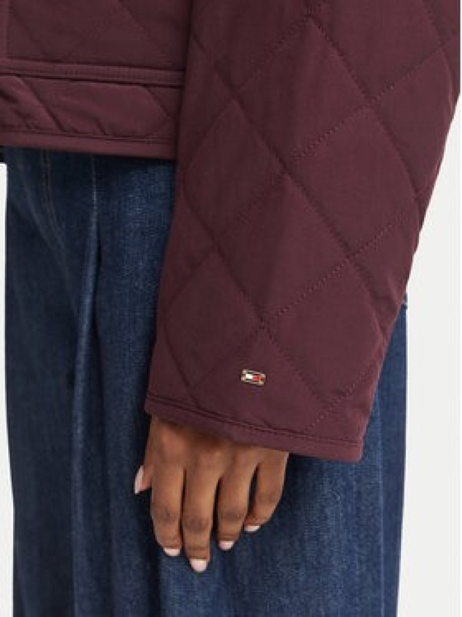 Tommy Hilfiger Kurtka przejściowa WW0WW51512 Bordowy Regular Fit
