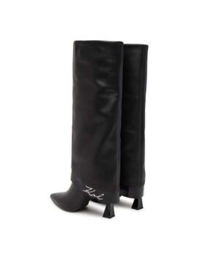 KARL LAGERFELD Kozaki KL32081 Czarny