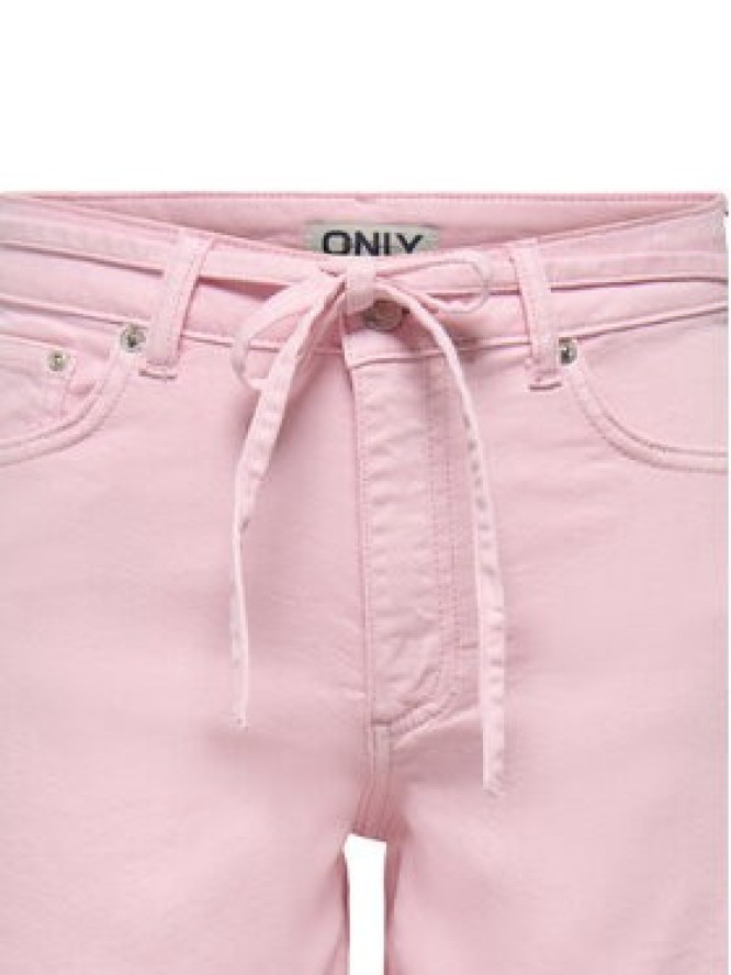 ONLY Szorty jeansowe Gianna 15370663 Różowy Regular Fit