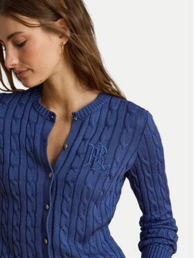 LAUREN RALPH LAUREN Kardigan 200P14040502 Fioletowy Regular Fit
