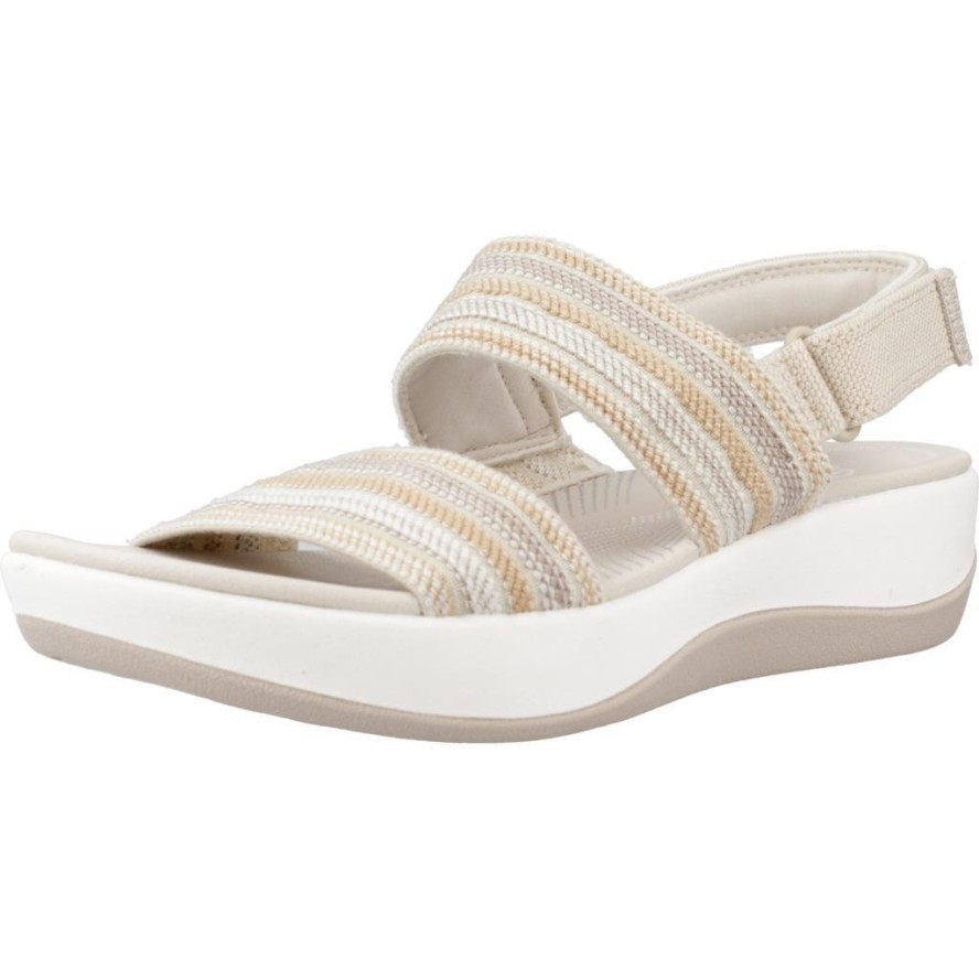 Sandały CLARKS ARLA STROLL Beżowy