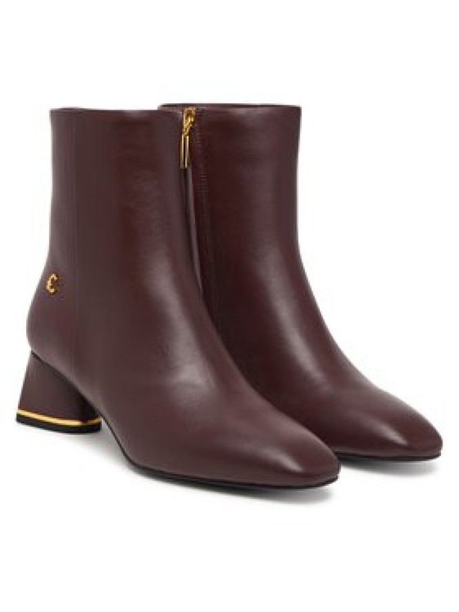 Coccinelle Botki C-Everday Smo E4 U1L 11 01 01 Bordowy