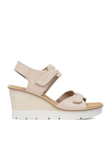 Rieker Sandały 68556-31 Beżowy