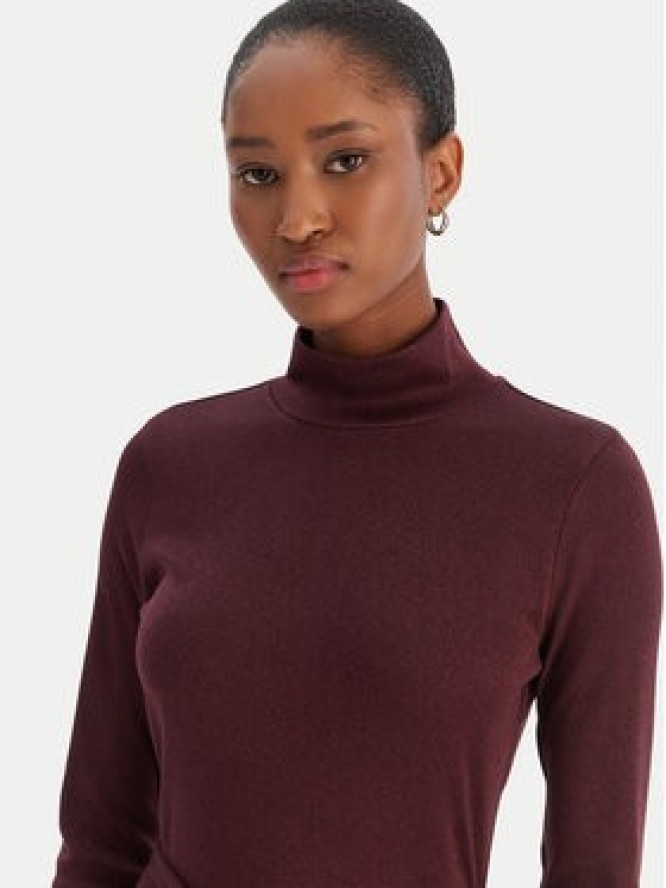 Vero Moda Sukienka dzianinowa Louisa 10336207 Bordowy Loose Fit