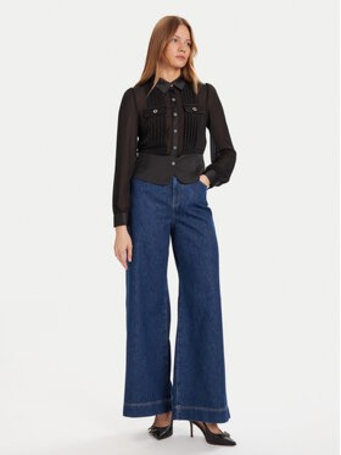 Morgan Koszula 232-CLOCLO Czarny Regular Fit