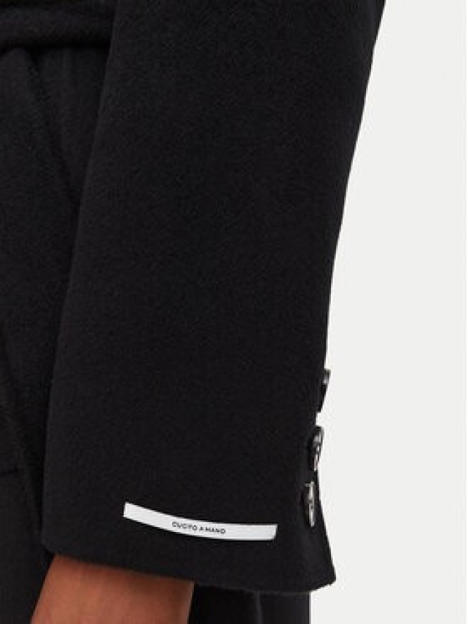 Marella Płaszcz wełniany Laghi 2623016071 Czarny Regular Fit