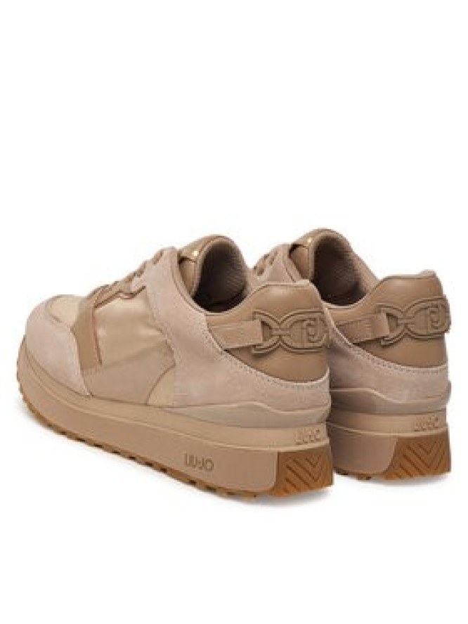 Liu Jo Sneakersy Maxi Wonder 91 BF5005 PX522 Beżowy