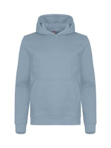 clique Miami Hoody Junior z bawełny i poliestru z recyklingu – Soft Blue