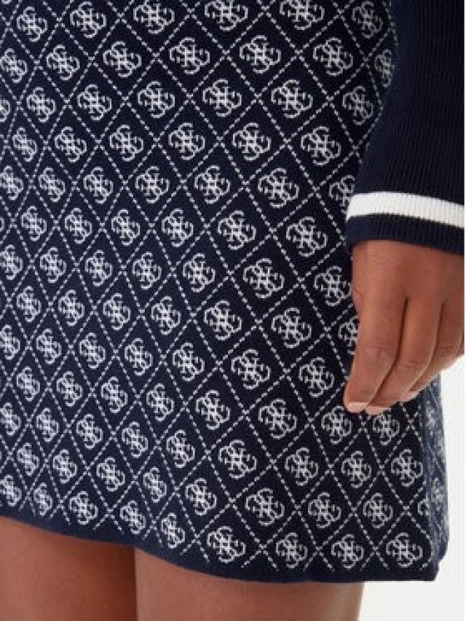Guess Spódnica ołówkowa W5BD81 Z3JD2 Granatowy Slim Fit