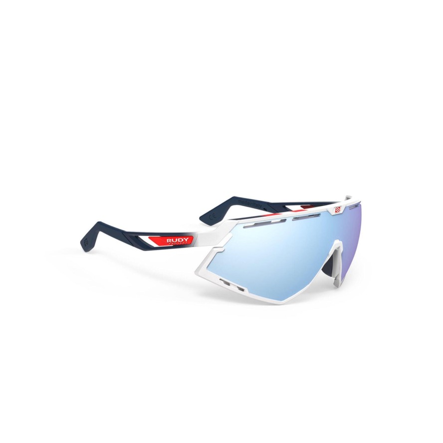 Okulary Rudy Project DEFENDER WHITE GLOSS / BLUE RED / WHITE - Multilaser Ice