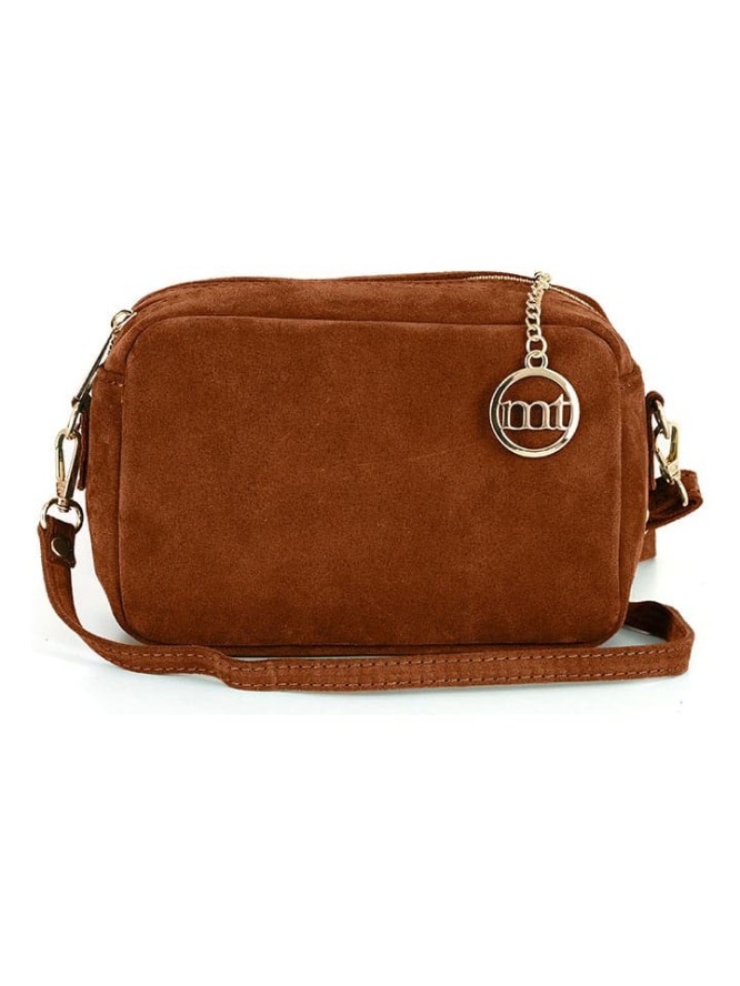 Mia Tomazzi Skórzana torebka "Vittadini" w kolorze brązowym - 23 x 16 x 11 cm rozmiar: onesize