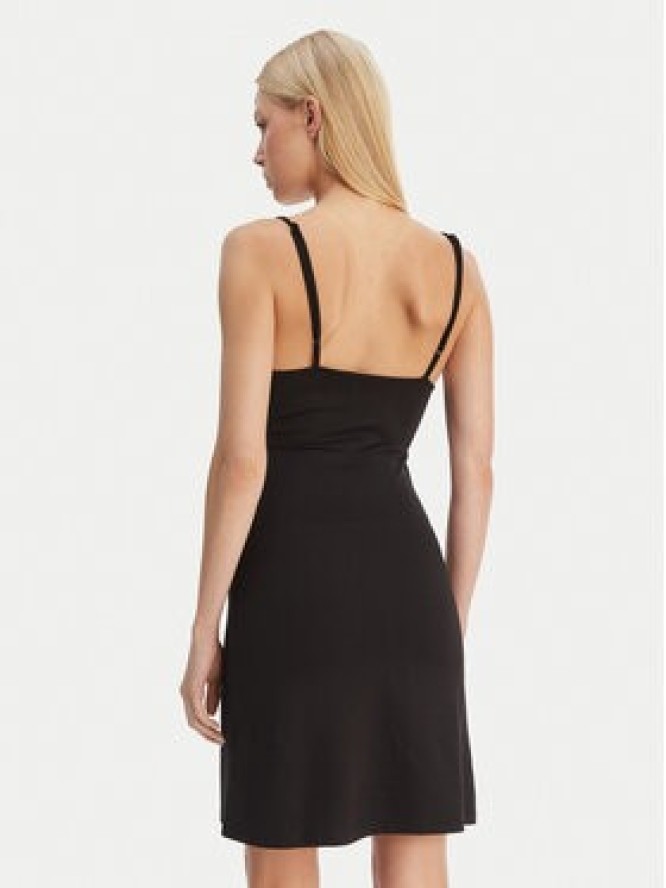 Tommy Jeans Sukienka codzienna Linear DW0DW22338 Czarny Slim Fit