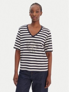 Liu Jo Sport T-Shirt TA6206 JS005 Kolorowy Regular Fit