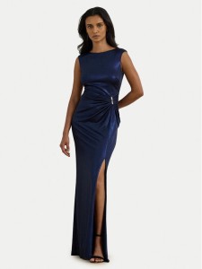 LAUREN RALPH LAUREN Sukienka wieczorowa 253P04060002 Granatowy Slim Fit