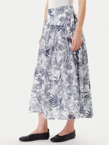 United Colors Of Benetton Spódnica maxi 4ENDD004R Niebieski Relaxed Fit