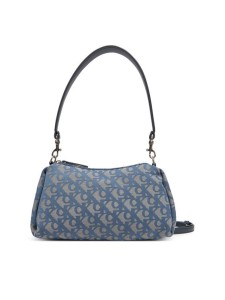 Calvin Klein Jeans Torebka Ckj Monogram Drop Sm Shoulder Ba LV04K3142G Niebieski