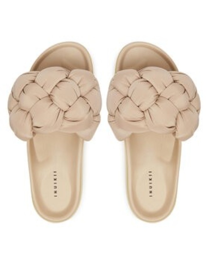 Inuikii Klapki Puffer Braided 70103-177 Beżowy