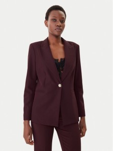 Maryley Marynarka 25IB187/M06/43BU Bordowy Regular Fit