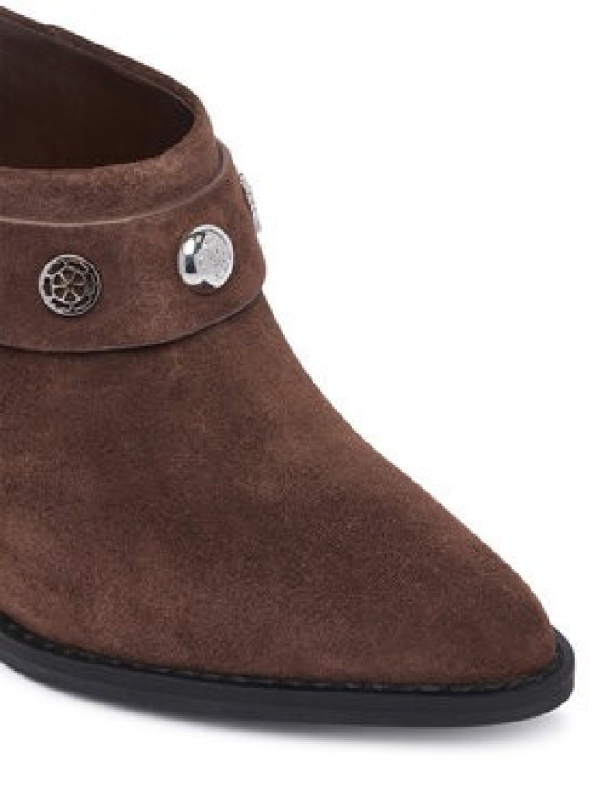 Guess Klapki FLTSAN SUE09 Brązowy ciemny