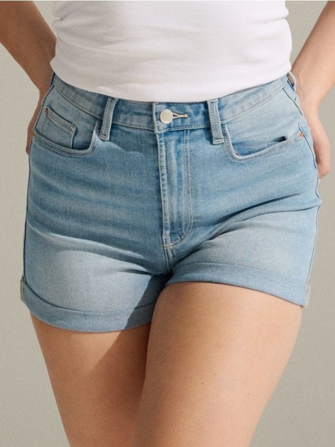 Szorty jeansowe - niebieski