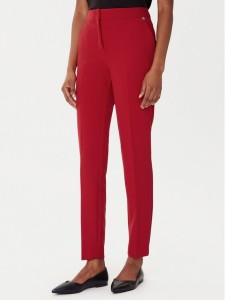 HUGO Spodnie materiałowe Hagonia-1 50539991 Czerwony Slim Fit