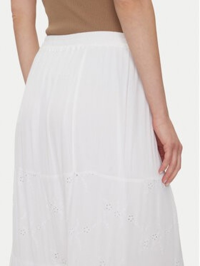 ONLY Spódnica maxi Chaira 15346834 Biały Regular Fit