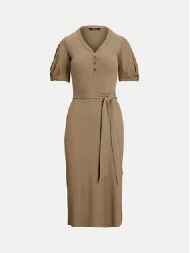 LAUREN RALPH LAUREN Sukienka codzienna 250964070002 Beżowy Slim Fit