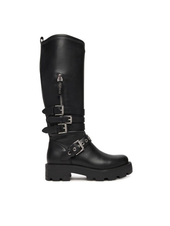 Guess Kozaki FLFYNK ELE11 Czarny